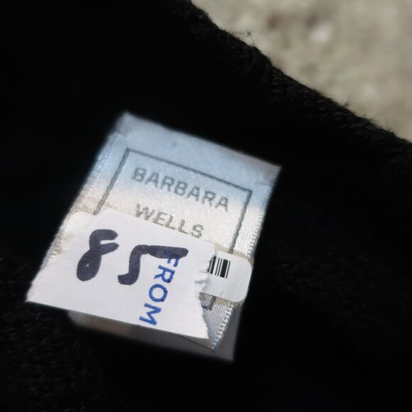 Womens Barbara Wells Black V-Neck Cardigan Sweater L - Picture 9 of 10